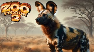 Building African Wild Dog habitat in Zoo Tycoon 2 [upl. by Pugh765]