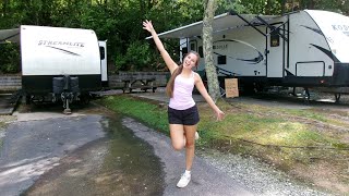 CAMPING VLOG  feat The Olympics [upl. by Htabmas]