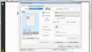 How to Print DoubleSided on Canon IR C2550 [upl. by Medwin]