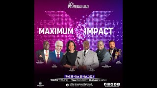 Maximum Impact Conference  25102023  Dominion Centre Church [upl. by Nnel]