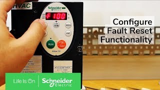 Configuring Fault Reset Functionality on Altivar 212 Drives  Schneider Electric [upl. by Evaleen543]