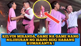 VIRAL NGAYON KELVIN MIRANDA GAME NA GAME NANG NILUHURAN NG ISANG BEKI HABANG KUMAKANTA [upl. by Aldwin]