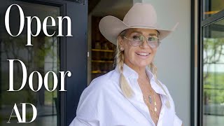 Inside Yolanda Hadid’s Modern Texas Ranch  Open Door  Architectural Digest [upl. by Esiuole]