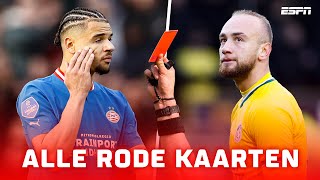 Alle directe RODE KAARTEN in de Eredivisie 202223 🟥 [upl. by Codee173]