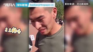 Cameraman steals limelight for running faster than contestants 高校运动会摄像师跑得比选手快，参赛者：大哥给留点面子吧 [upl. by Fezoj397]