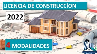 LICENCIA DE CONSTRUCCION 2022 📌MODALIDADES [upl. by Bryn]