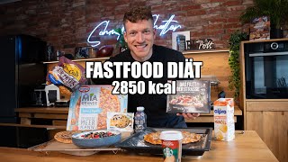 Schnell ABNEHMEN mit der FASTFOOD DIÄT  Vergleich 4 Mahlzeiten High Protein  wenig Kalorien [upl. by Garvy950]