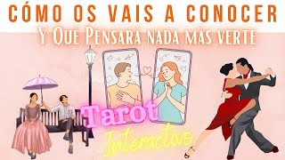 🍀 COMO VAS A CONOCER A TU PRÓXIMA PAREJA  Dónde y Qué Sentirá Mensajes Canalizados  Tarot 🍀 [upl. by Fitzsimmons127]