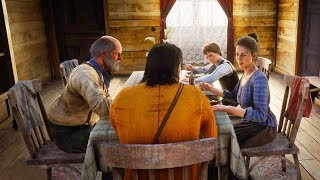 John Marston Antagonizing his Family during dinner in RDR2  Red dead redemption 2 Gameplay [upl. by Tehr]