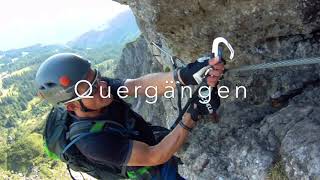 Zweiländer Klettersteig an der Kanzelwand [upl. by Ahscrop]