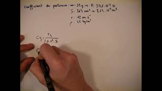 Calcul du coefficient de portance dun avion TPE [upl. by Retxab]