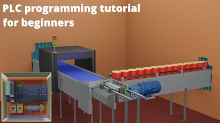 PLC Programming Tutorials for Beginners  Ladder logic for pusher [upl. by Ashwell79]