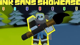 Ink Sans Showcase Undertale  Arena [upl. by Gnanmos]