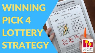 Pick 4 How To Win Lottery Strategy  5 Hits In One Week [upl. by Adnohsar]