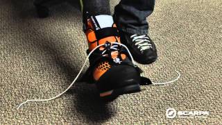 SCARPA Phantom Boots Lacing and Maintenance [upl. by Nayk]