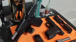 Limpeza e Lubrificação  Arm  Pistol  TH9  G2C  WD40  CorrosionX HD [upl. by Navada]