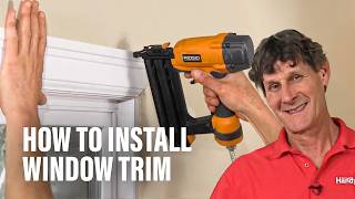 How to Install Window Trim [upl. by Dempster]