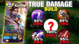 NEW GRANGER TRUE DAMAGE BUILD IS 100 TOTALLY BROKEN🔥 auto win GRANGER BEST BUILD 2024  MLBB [upl. by Ahsik]