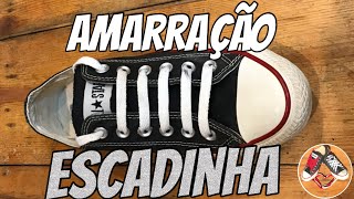 Amarrar cadarço estilo ESCADINHA  tutorial oficial My Shoes [upl. by Irrol]