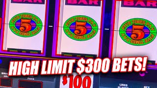 INSANE PLAY ON 5X PAY HIGH LIMIT ★ INSANE SLOT MACHINE MACHINE PLAY 300 BETS [upl. by O'Driscoll57]