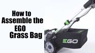 How to Assemble the EGO Grass Bag [upl. by Aneet]