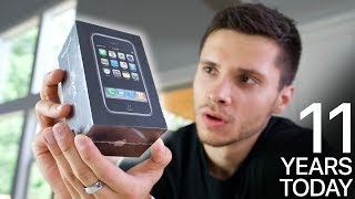 Original iPhone Unboxing 11 Years Old Today [upl. by Liman]