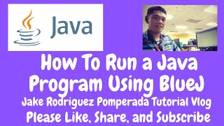 How To Run a Java Program Using BlueJ [upl. by Lallage]