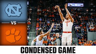 North Carolina vs Clemson Condensed Game  202324 ACC Men’s Basketball [upl. by Kalam]