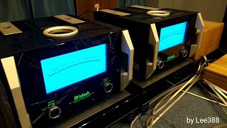 McIntosh C1100Vacuum Tube Preamplifier，MC125KWSingle Channel Power Amplifier Audiotechnique [upl. by Jamil]