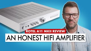 A GREAT AMPLIFIER to Get Started in HIFI  ROTEL A11 MKII Review [upl. by Aneetsirk]