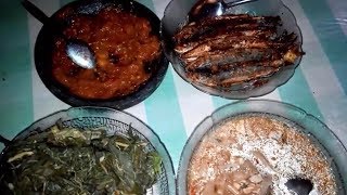 Mantapnya Makan Dengan Sayur Singkong Sambal Ikan PIndang Plus Teri Jamur [upl. by Cut299]