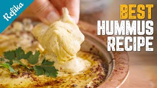 THE BEST HUMMUS Recipe You Will Ever Try 💯 Perfect Consistency amp Silky Smooth  SO EASY TO MAKE [upl. by Halbeib618]