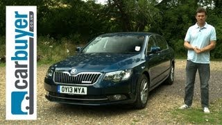 Skoda Superb hatchback 2013 review  CarBuyer [upl. by Onder190]