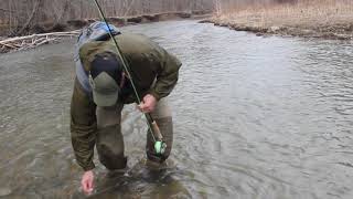 Conneaut Creek Steelhead With Larry Schwartz and Friends [upl. by Elraet]