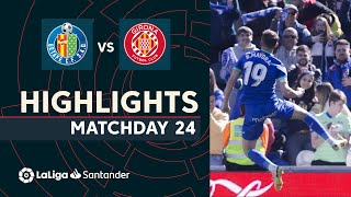 Resumen de Getafe CF vs Girona FC 32 [upl. by Lundquist]