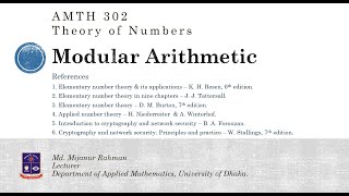 Modular arithmetic  Part1  Residue class  Ring  Ring of integers modulo m Zm [upl. by Mahmoud]