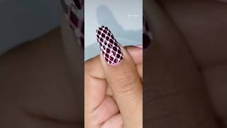 Striping tape nails 💅 art design trending nailsart viralshorts [upl. by Anierdna]