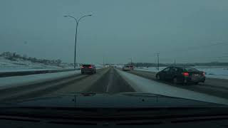 March 23 2024  Deerfoot Trail Calgary 9°C [upl. by Boiney]