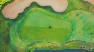 Golf Course Stock Footage  Drone Aerial View  No Copyright Videos [upl. by Jarrell967]