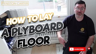 How to lay a plyboard floor a stable plywood underfloor for LVT lino marmoleum vinyl or tiles [upl. by Retniw]