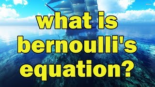 Bernoullis equation in Hindi  What is Bernoullis equation  Explain Bernoullis theorem [upl. by Nnylyaj159]