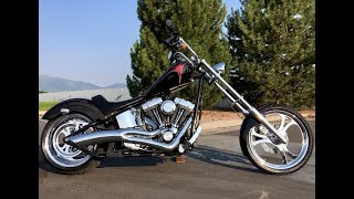 2008 HARLEYDAVIDSON THUNDER MOUNTAIN DURANGO 103 CUSTOM SOFTAIL CHOPPER MOTORCYCLE FOR SALE 14567 [upl. by Rebah31]