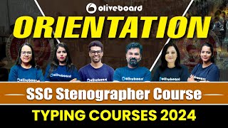 SSC Stenographer Course with Typing Courses  2024  Orientation Class  SSC Stenographer 2024 [upl. by Xanthe]