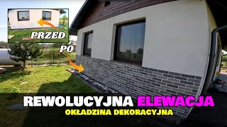 😱 NAJPROSTSZA ELEWACJA W POŁOŻENIU czyli AMK OKŁADZINA DEKORACYJNA 😍 PROSTY I SZYBKI MONTAŻ [upl. by Laiceps866]