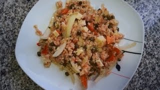 Ensalada de arroz mediterránea para el verano [upl. by Mckenzie]