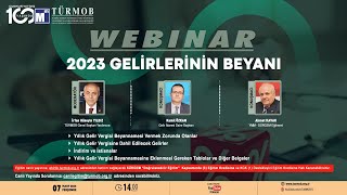 2023 GELİRLERİNİN BEYANI  WEBINAR [upl. by Garret265]