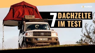 Dachzelt Test – 7 Anbieter im großen Vergleich [upl. by Ollie]