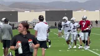 Raiders first day with PADS  FULL VIDEO  Training Camp 2023 August 1 2023 [upl. by Nnyleve]