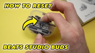 How to Fully Reset Your Beats Studio Buds [upl. by Conlon]