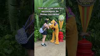 LEVEI UM COPO PARA OS PERSONAGENS DA DISNEY ASSINAREM pov disney [upl. by Icak716]